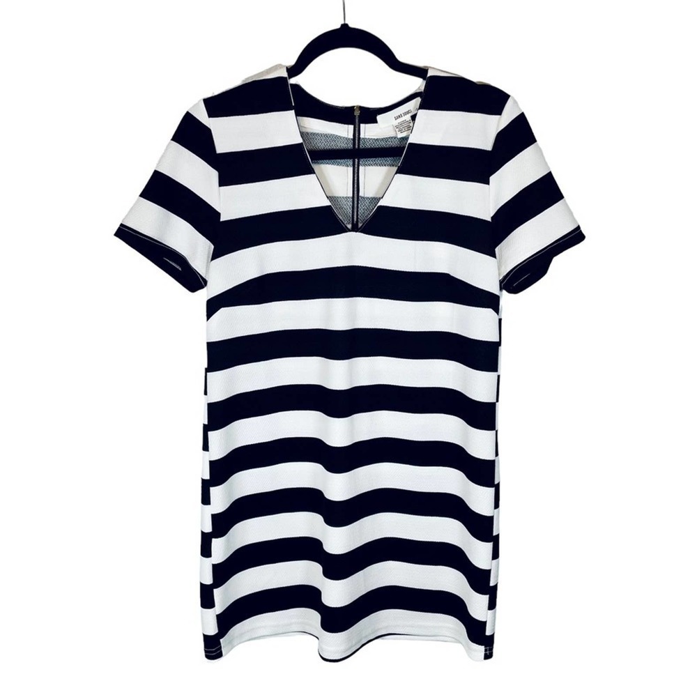 SANS Souci Striped High Waist Mini Dress